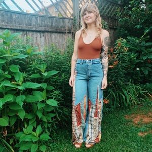 Free People Cortez Pieced Jean